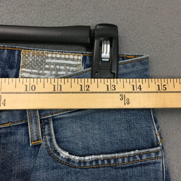 NWT Siwy Jean Womens Straight fit Size 27 Bellissima Take a Chance Step Fray Hem - Picture 7 of 13